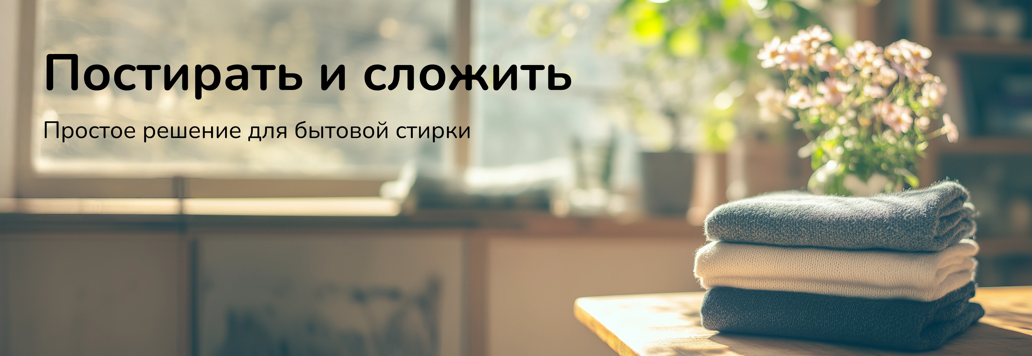 Постирать и Сложить — простое решение для повседневной стирки